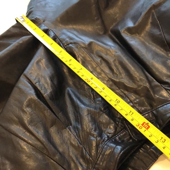 ⭐️ Bill Atkinson Vintage, High Waist Lined Cowhide Leather front pocket trousers - Picture 11 of 11